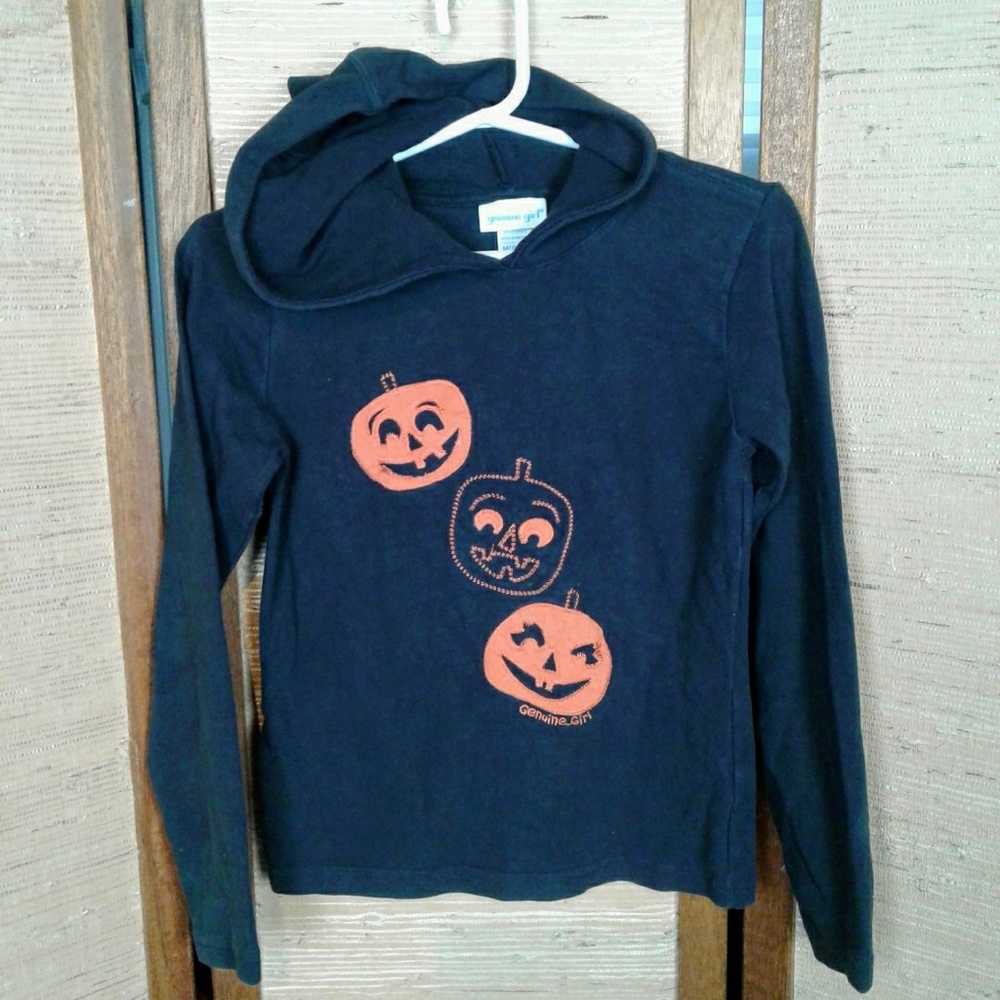 Pumpkin Halloween girls hoodie M 8/10